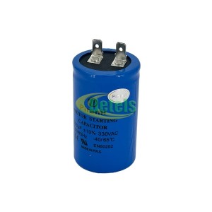 Конденсатор пусковий CD60 200 мкФ 330V для компресорів, холодильних установок, насосів, кондиціонерів